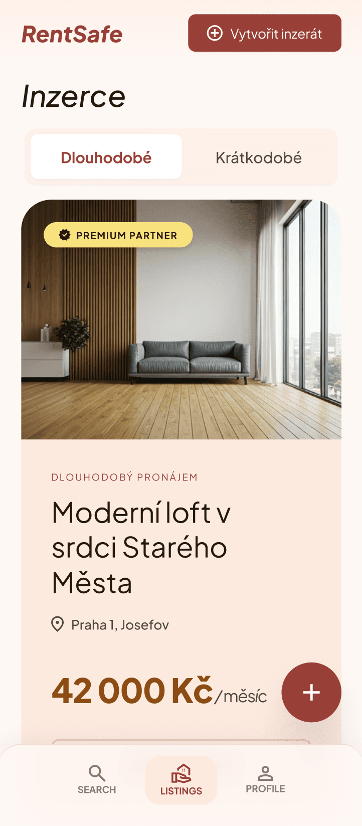 Browsing rental listings